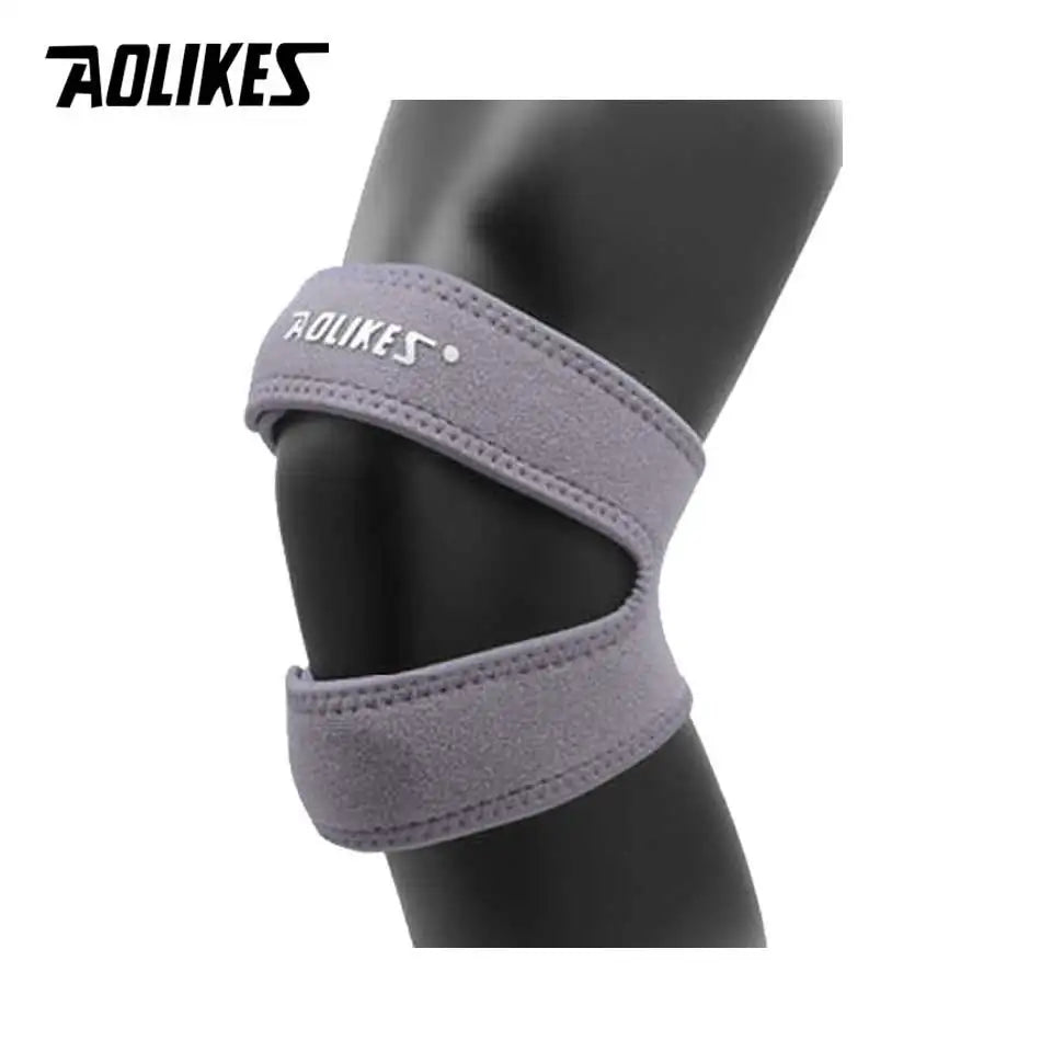 AOLIKES 1PCS Dual Patella Knee Straps,Knee Brace Patella Stabilizer for Knee Pain Relief Running Tennis Arthritis Tendonitis