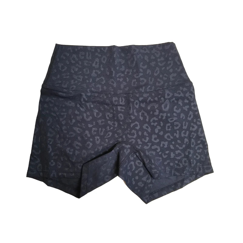 Yoga Shorts Solid Color Women Fitness Shorts High Waist Legging Bike Soft Fabric Proof Comprehensive Training Jog Sportswear