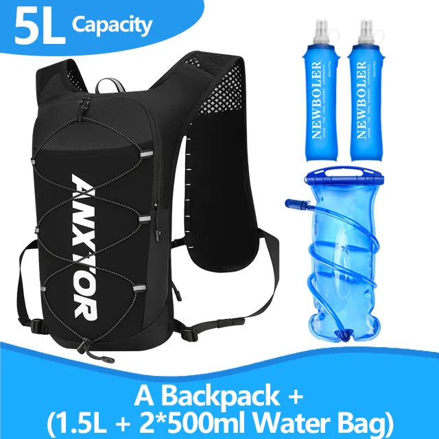 NEW Trail Running-ultra-light 5L Backpack, Running Hydration Vest, Marathon Can be used with 1.5L 500ML water bag.