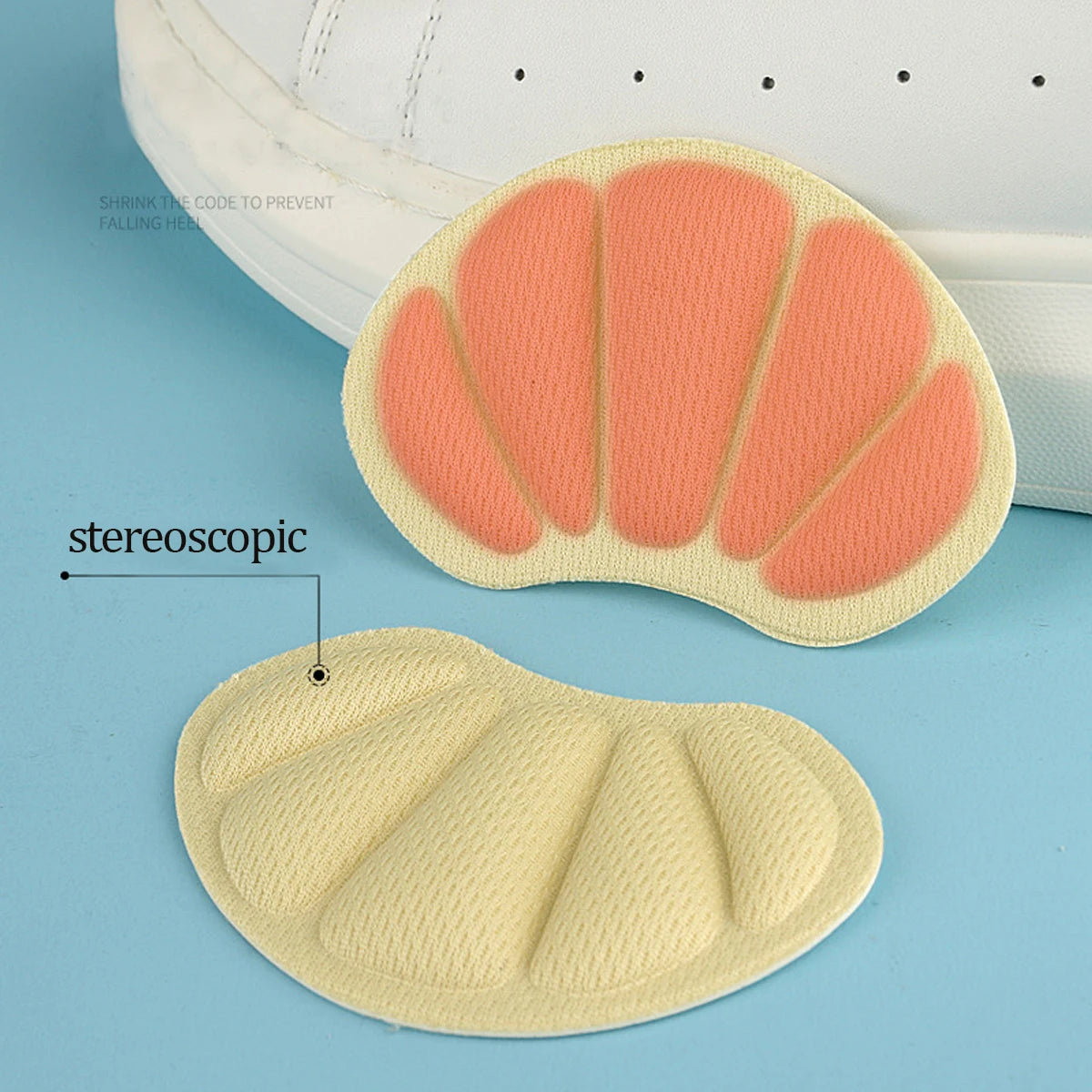 4 PCS Heel Insoles Patch of Heel Pads Relieve pain for Too Large Shoes, Heel Cushion Inserts, Heel Pads,Self-Adhesive Heel Grips