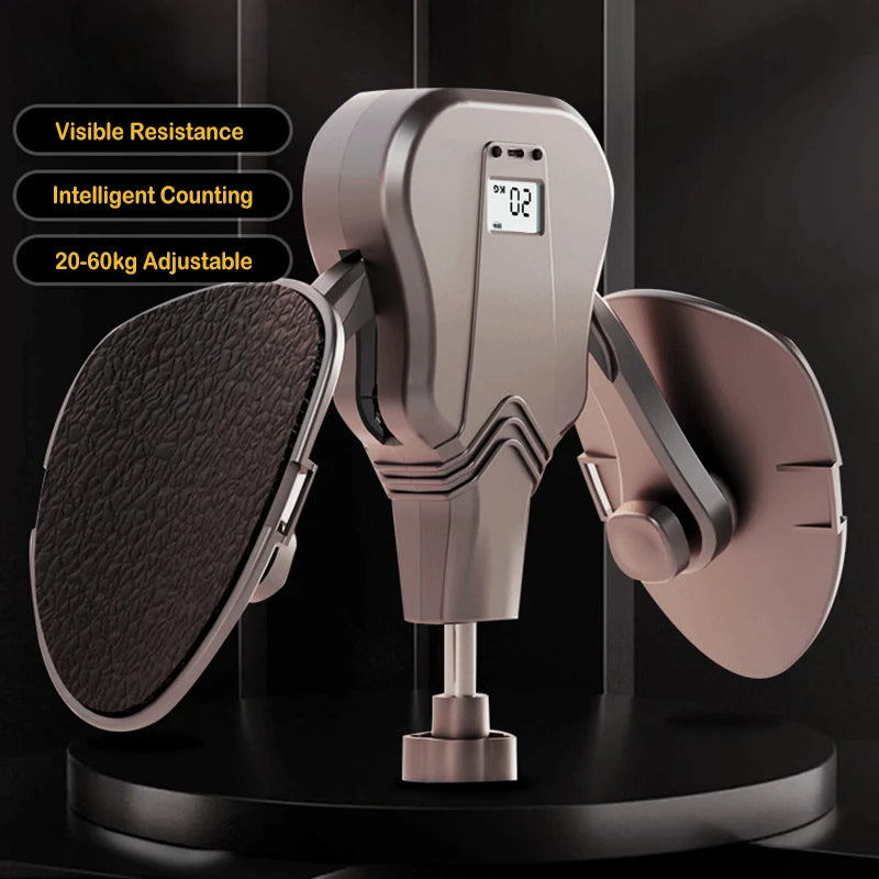 Kegel pelvic floor muscle trainer, with resistance display, adjustable 20-60KG, leg beauty machine, home fitness equipment