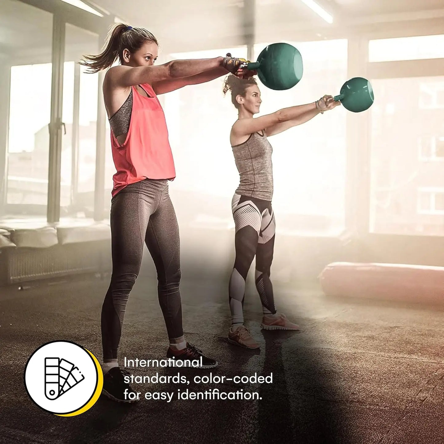 Competition Kettlebells Weight (35mm handle) 8-34 KG | Hand weights Workout Gym Equipment & Strength training sets for Women & M