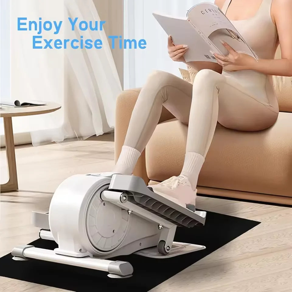 Ellipse Leg Exerciser Machine Mat Non-Slip Foot Pedal Exerciser Mat Soft Stepper Floor Mat Enhance Stability for Fitness Sports