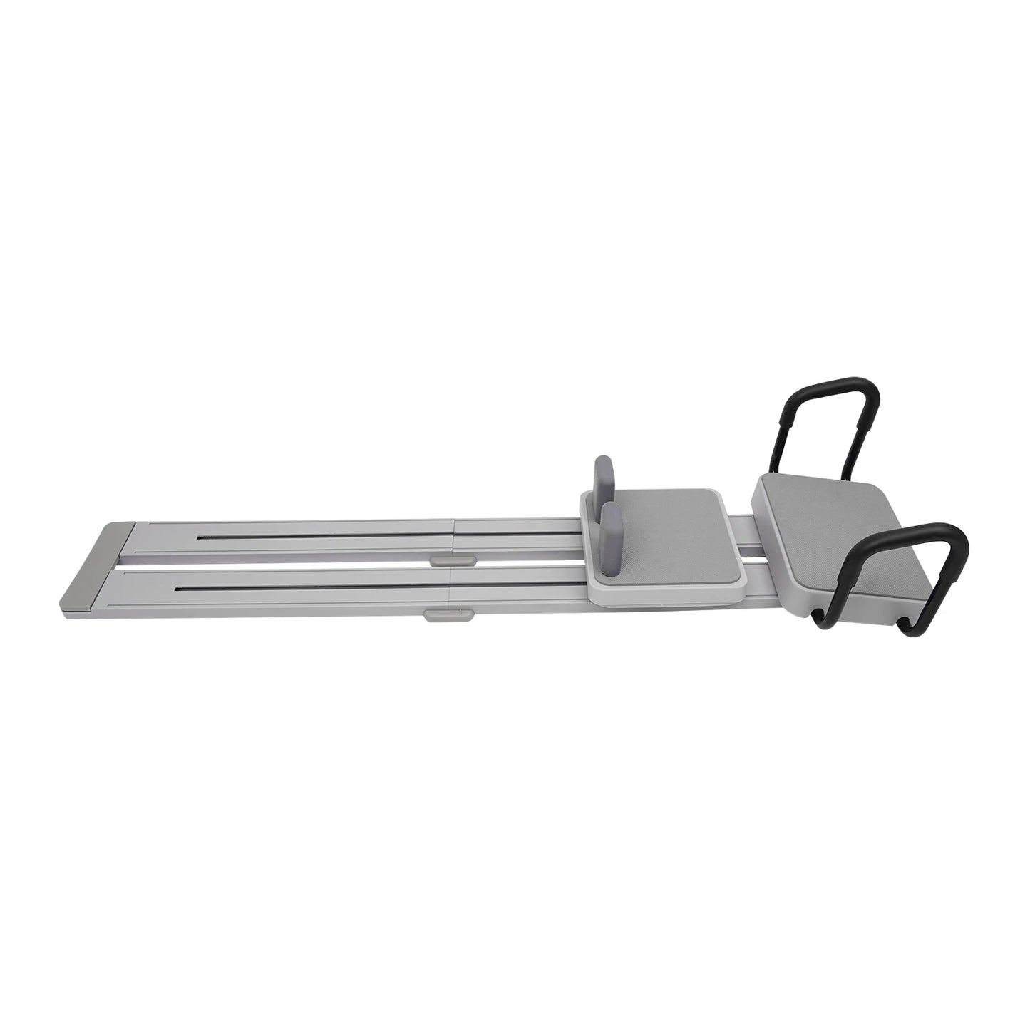 Pilates Reformer Board with 67.7'' Extended Track Multifunctional Pilates Ski Machine for Home Workout Quick Assembly 172*42*13CM