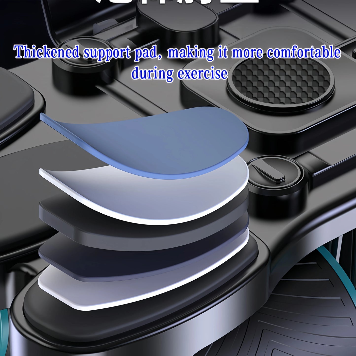 2025 model upgraded silent abdominal exercise wheel, with automatic rebound function, waist and abdominal muscle training equipm