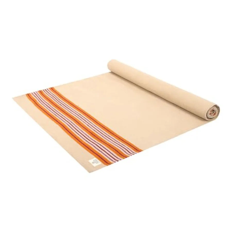 MELLOWBUFF Hand-Woven Cotton Yoga Mat 100% Natural Cloth Yoga Rug for Hot Yoga Exercise Workout Fitness and Meditation Absorben