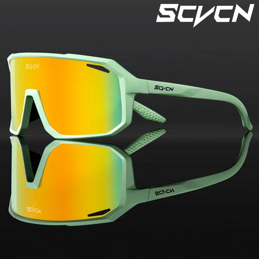 SCVCN Cycl Glasses Photochromic Cycling Sunglasses Men UV400 Eyewear Sports MTB Outdoor Goggles Bicycle Glasses Women Sunglasses