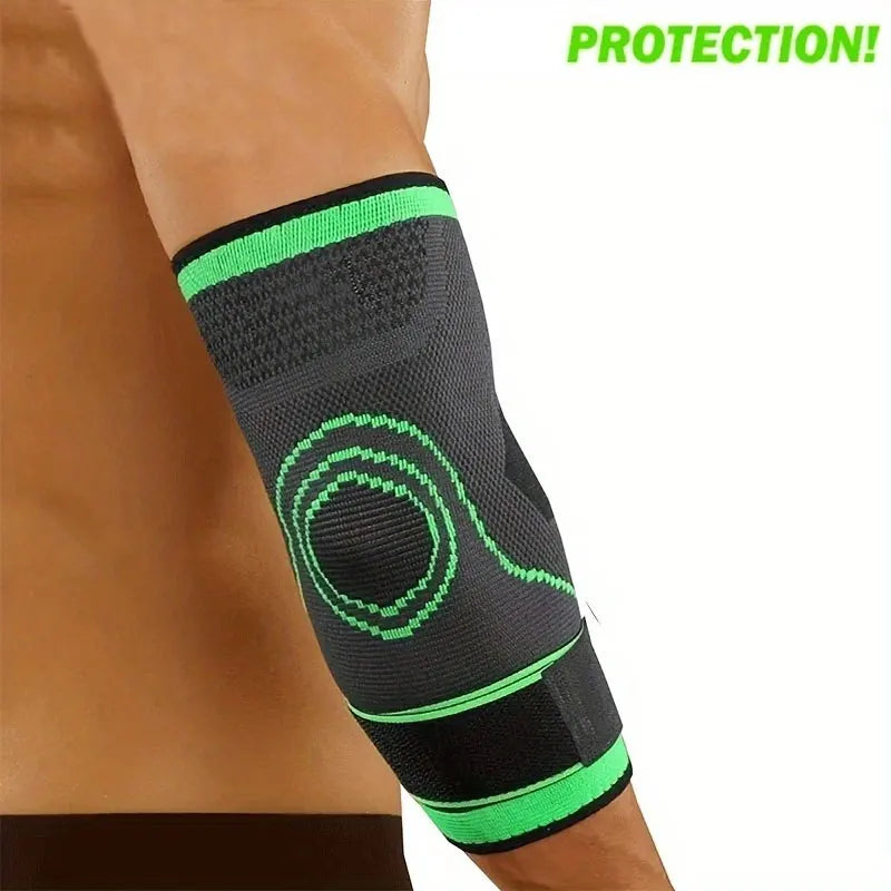 1PC Elbow Brace for Tennis, Elbow Compression Sleeve, Tennis Elbow Brace for Women and Men,Adjustable Strap (S/M/L)
