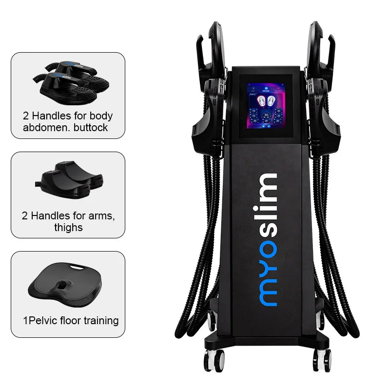 Portable Myoslim Neo EMS Muscle Stimulator Electromagnetic Body Slimming Fat Removal Build Muscle Device