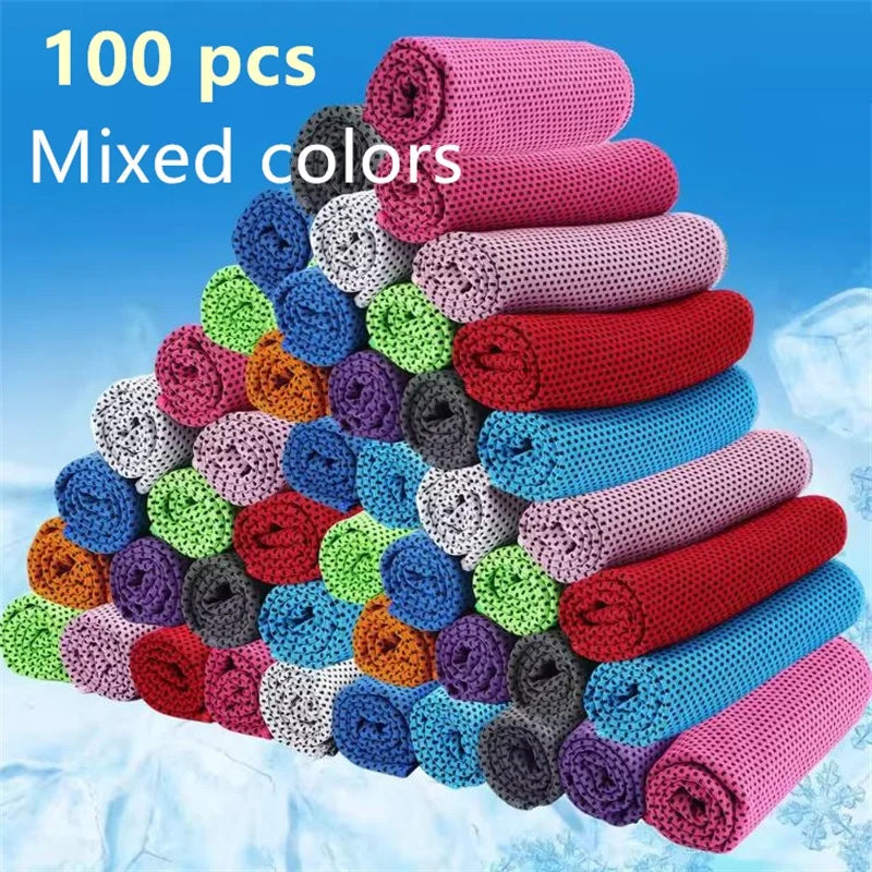 Fast Dry Sport Towel Multifunctional Travel Swimming Yoga Ultra Soft Lightweight Super Absorbent Microfiber for Gym 1-100 pcs