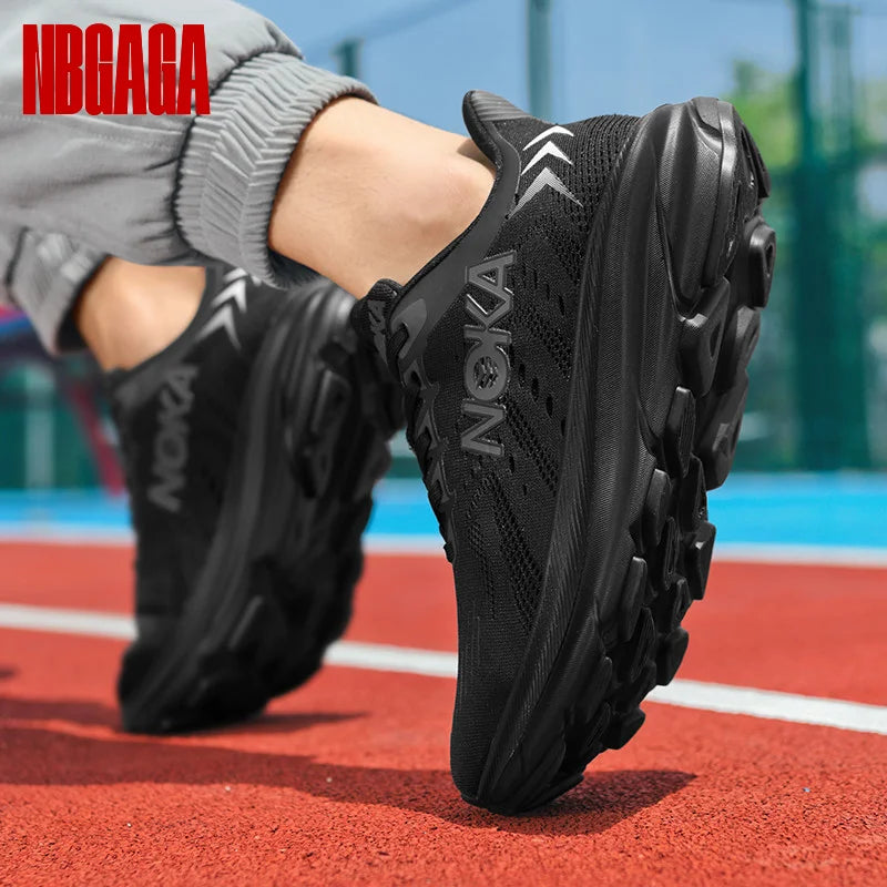 Men's Casual Sneakers Breathable Mesh Athletic Lightweight Comfortable Running Shoes Cushioning Non-Slip Outdoor Walking Shoes