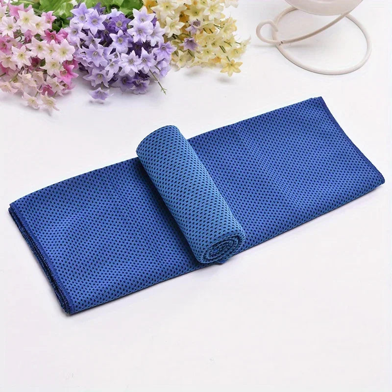 1-10pcs Cooling Towel Instant Relief Microfiber Cool Towels Chilling Neck Wrap Ice Cold Rags Sports Fitness Camping Hiking