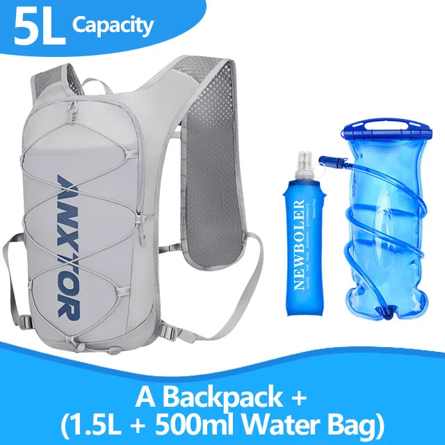 NEW Trail Running-ultra-light 5L Backpack, Running Hydration Vest, Marathon Can be used with 1.5L 500ML water bag.