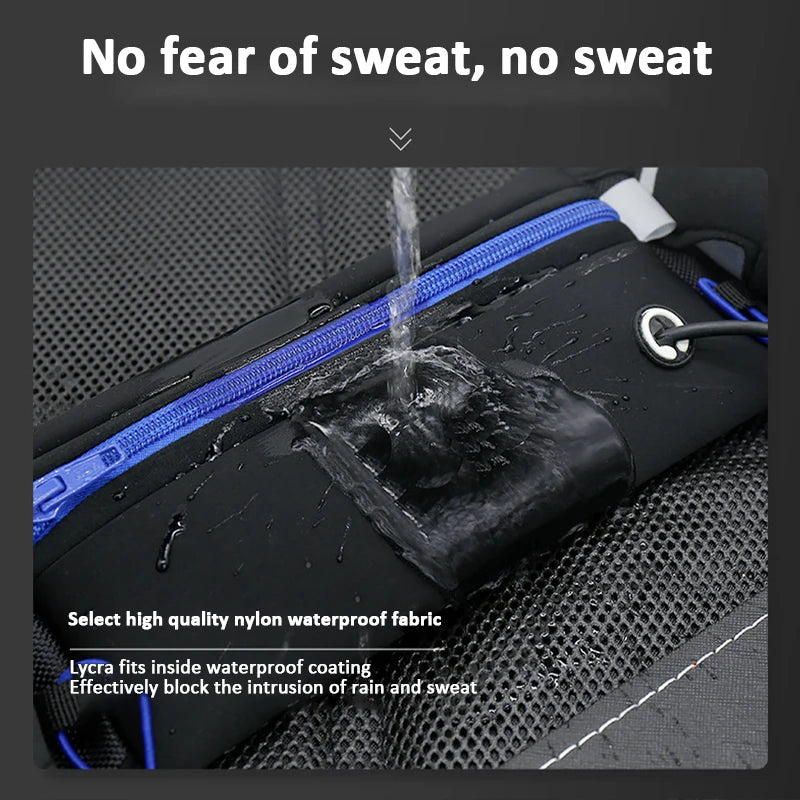 Marathon Trail Running Waist Pack For Phone Water Bottle Sports Fanny Pack Fitness Dual Pocket Running Belt Waist Bag Men Women