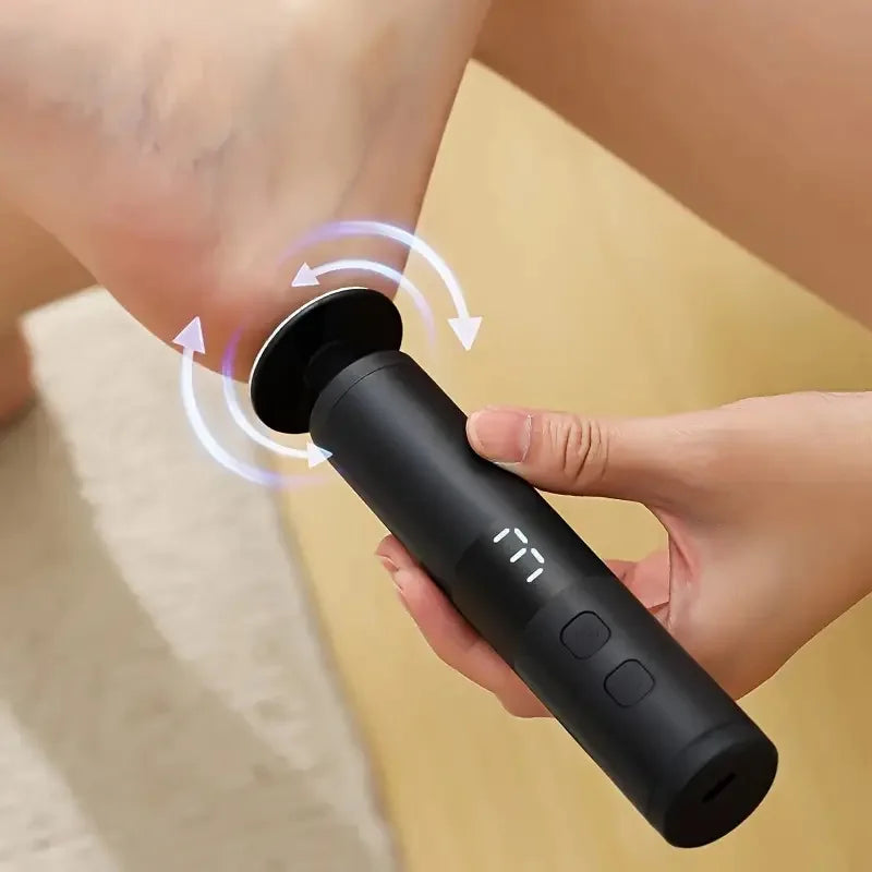 3-speed speed adjustment, LCD display screen, 16 interchangeable heads for home/foot and hand care, fast charging