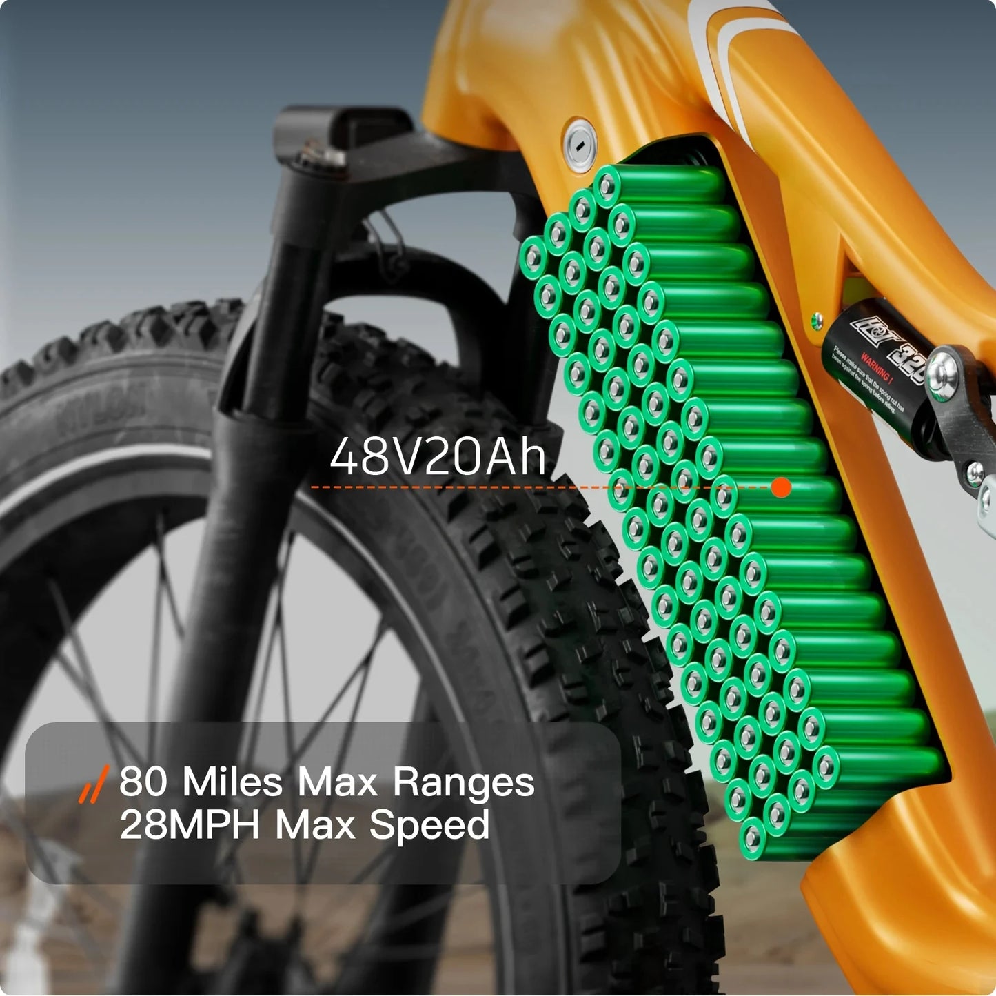 PUCKIPUPPY Labrador pro Electric Bike 1350W Peak 48V 20AH Battery Ebike 26" Fat Tire Electric Mountain Bike 2-Year Warranty