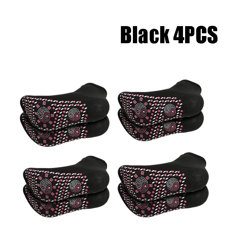 1-10pairs Tourmaline Self-Heating Socks Winter Warm Thermal Health Care Socks Floor Socks Absorption Deodorant  Warm Socks