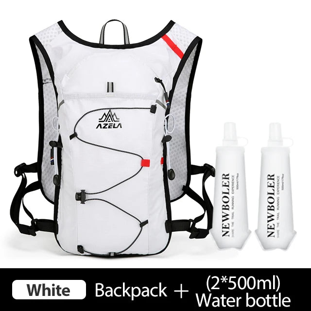 NEWBOLER Breathable Hydration Vest Trail Running Backpacks Lightweight Cycling Run Jogging Marathon Backpack Riding Climbing Bag