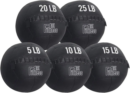 Soft Wall Ball, 5-25 LBS, Durable Reinforced for Core Strength Building, Cardio