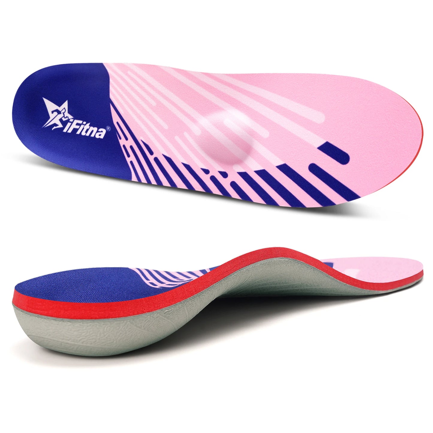 Plantar Fasciitis Orthopedic Sport Insole Men Women Flat Feet High Arch Support Heel Pain Orthotic Insert Shoe Sole Work Boot