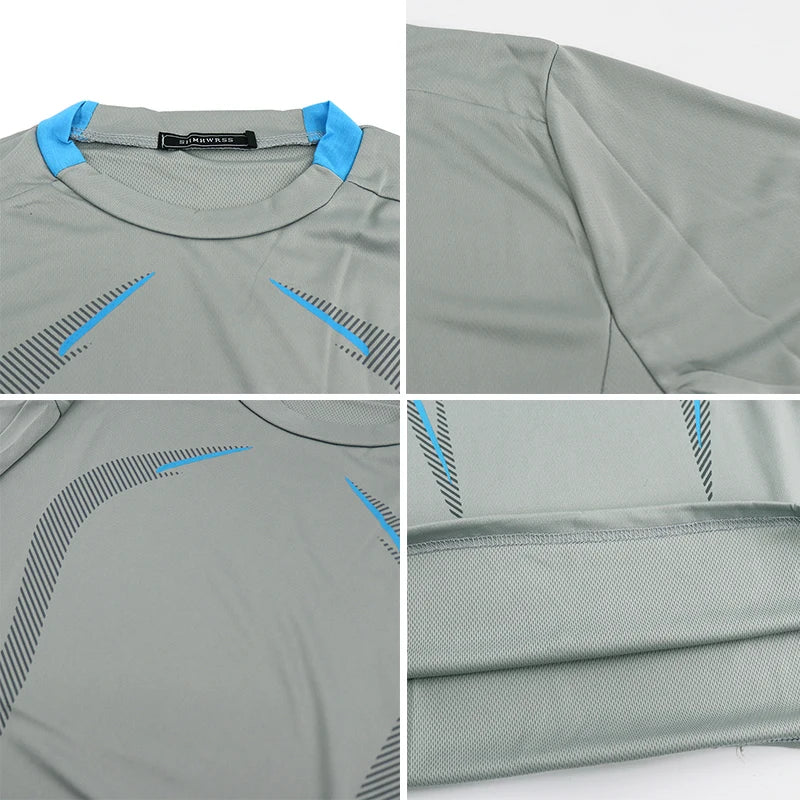 Men Compression Sport Gym t Shirt Top Long Sleeve Exercise Fitness Shirt Quick Drying Running t Shirts Bodybuilding Tees Clothes