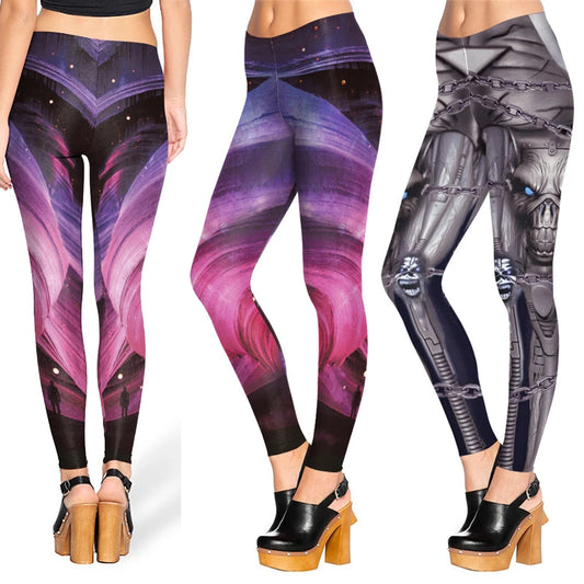 Sexy Yoga Pants Hign Waist  Yoga Elastic Slim Fitness Gym Sport Workout Colorful Women Leggings 2025 New