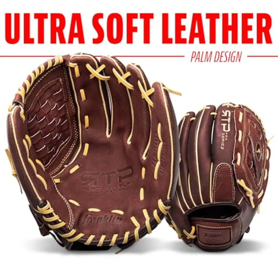Baseball Gloves - RTP Pro Adult + Baseball Mitt - Outfield + Infield Gloves