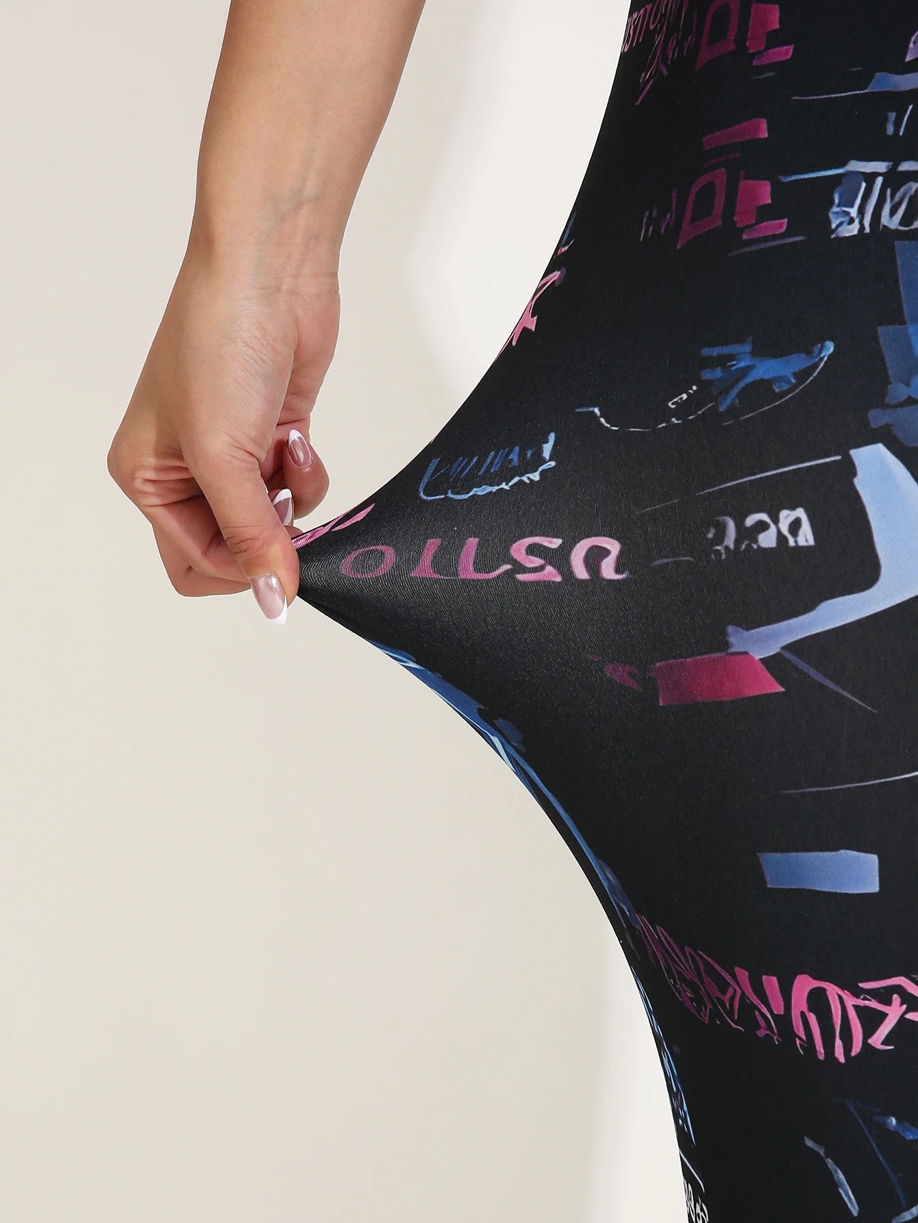 Autumn Winter 1PACK Women's Black Bottom Nine Point Woolen Pants Sexy Tight Legging Casual Sports Elegant Fitness Yoga Pants