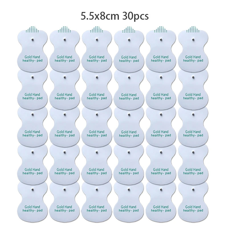 10/30/50pcs Electrode Pads for Tens Acupuncture Gel for For Digital Therapy Machine Massager Sticker