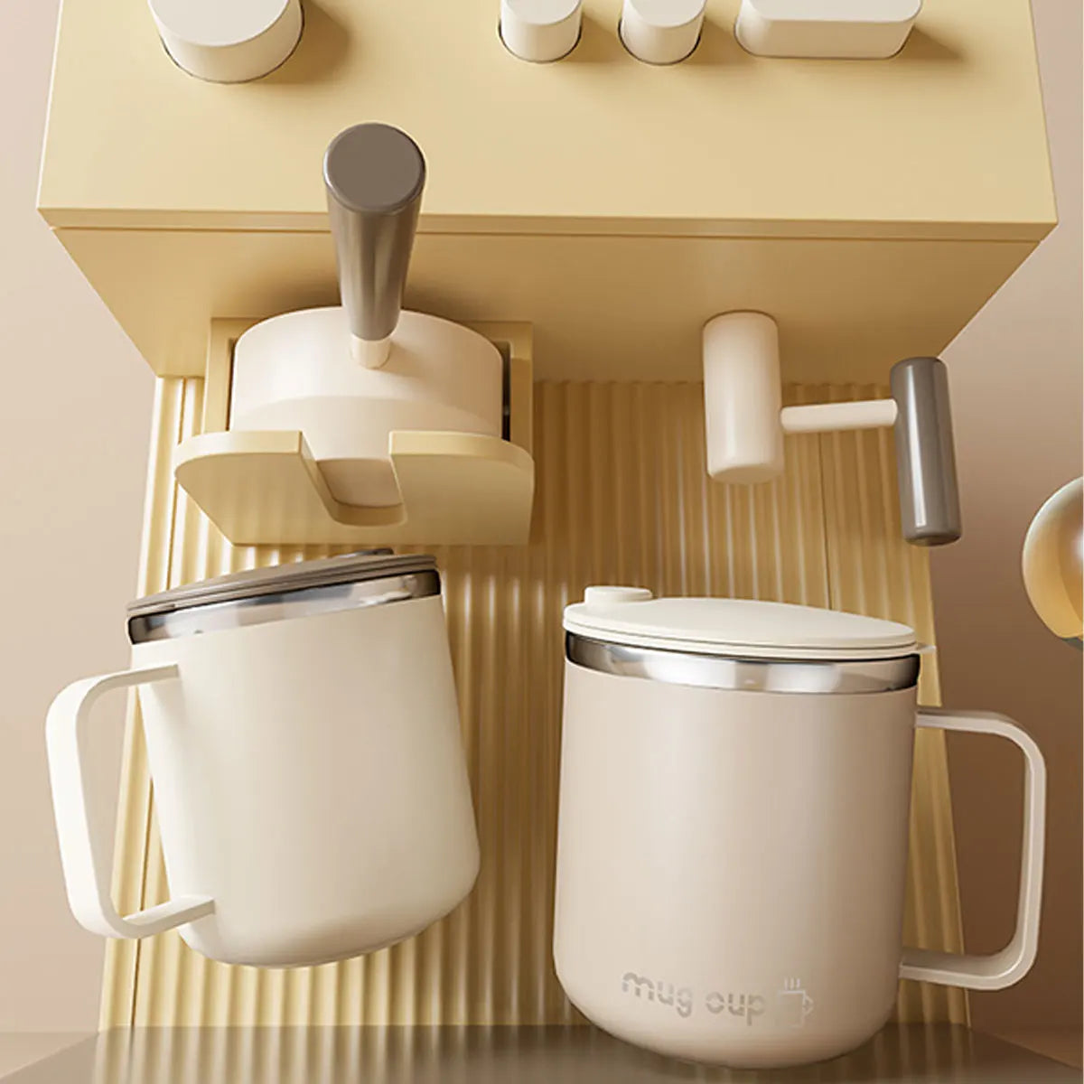 400ML Insulated Coffee Mug With Sliding Lid 304 Stainless Steel Double Wall Water Cup Sealed Milk Coffee Cup Student Drinkware