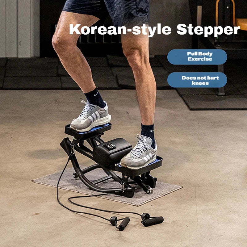 Indoor home stepper for slimming legs and waist, full body exercise for weight loss, fat burning fitness equipment, silent