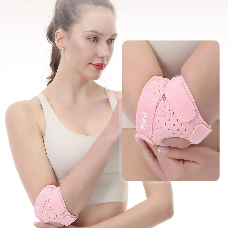 AOLIKES 1PCS Elbow Compression Sleeve,Elbow Brace for Tennis Elbow for Women & Men, Elbow Sleeve for Tennis, Golfer, Badminton