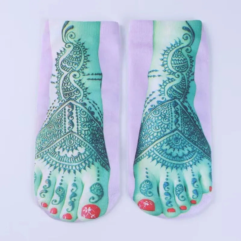 New Design Funny Fashion Harajuku Women Socks Novelty 3D Beer Pattern Socks Hiphop Solid Cotton Cool Ankle Short Socks