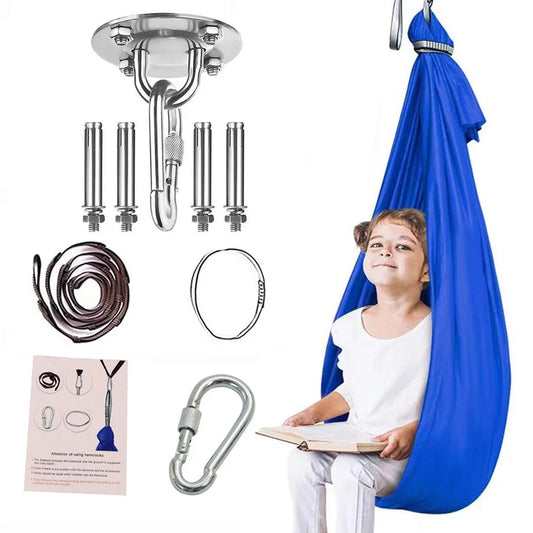 1.5*2.8M Aerial Yoga Hammock Yoga Swing Set High Quality Aerial Silk Fabric Yoga Strap Fixed Tray Suitable for Fitness Indoor