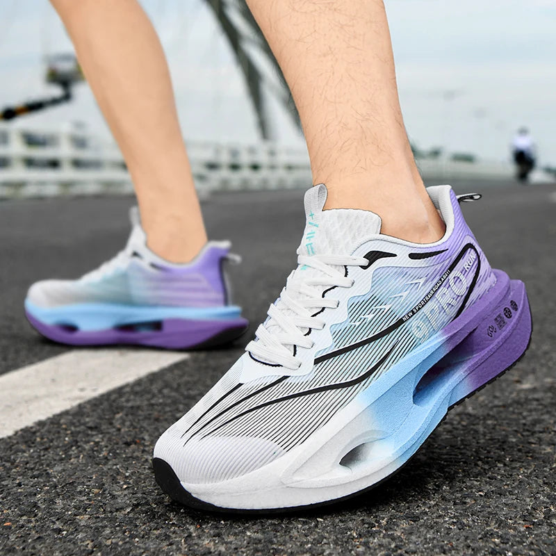 Cushioning Running Shoes 9PRO for Men Carbon Board Sneakers Outdoor Training Sports Lightweight Breathable Shoes Women's 2025