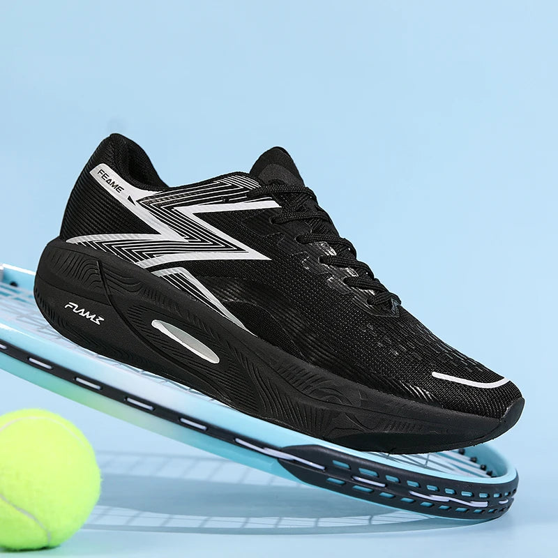 Men's Running Shoes Jogging Breathable Mesh Cushioning Non-Slip Outdoor Luxury shoes Couple Trainer Race Sneakers Off-road Shoes