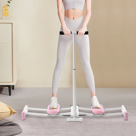 Foldable Pelvic Floor Muscle Fitness Equipment Adjustable Leg Exercise Equipment  Ski Thin Legs Hip Exerciser pPink/Purple