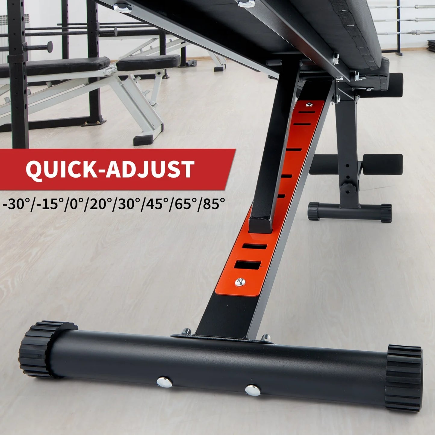 Adjustable Weight Bench with Leg Extension & Preacher Curl,Incline Decline Workout Bench for Home Gym, Heavy Duty Exercise Bench