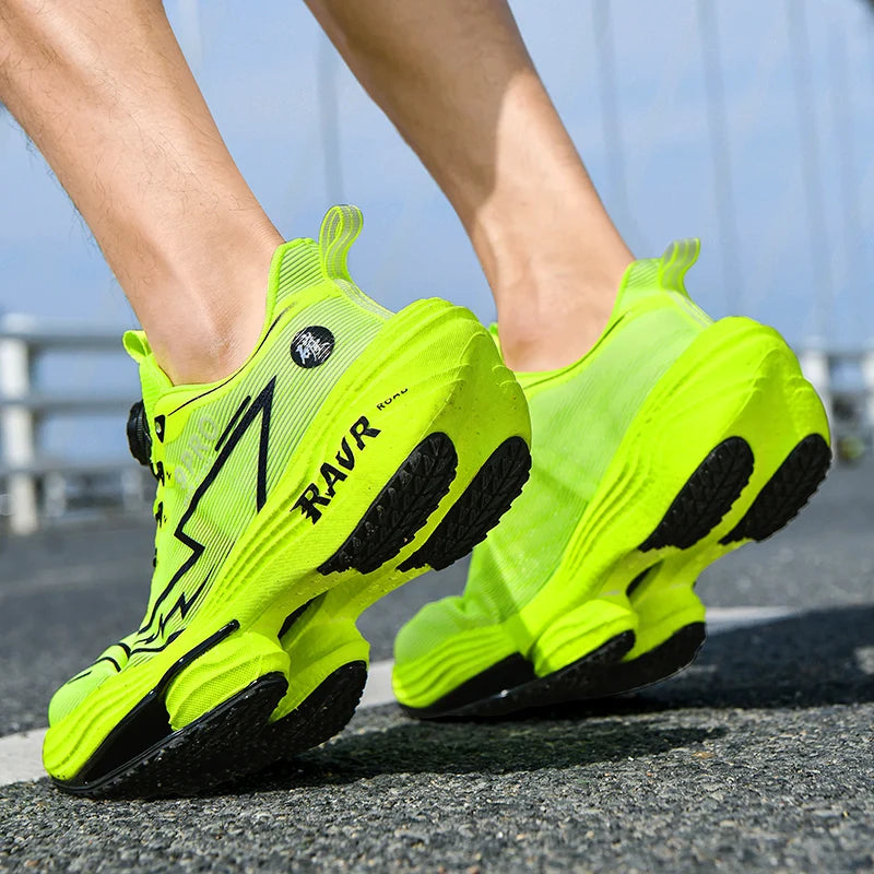 2025 New Men's Running Shoes Cushioning Carbon Plate Racing Marathon Athletic Shoes Comfortable Non-slip Sports Tennis Shoes