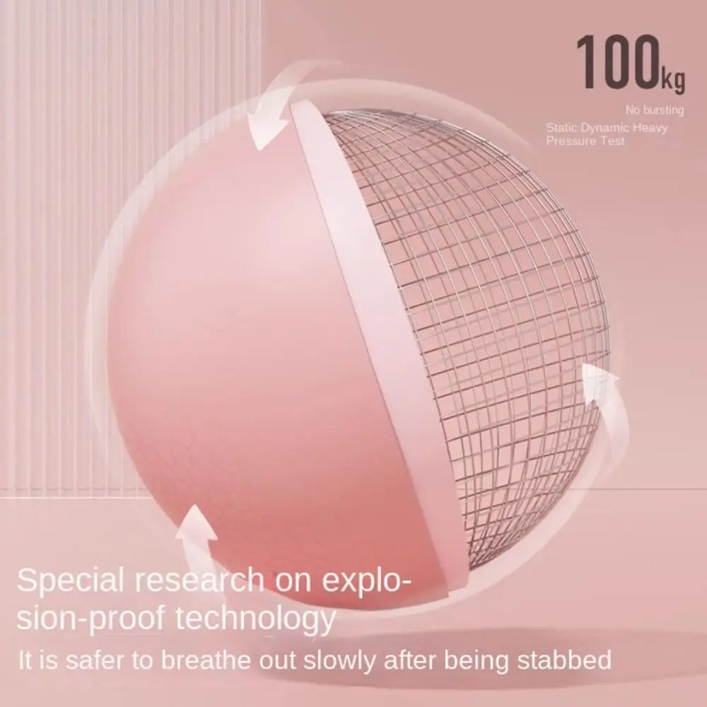 PVC Yoga Ball Mini Exercise Anti Burst Pilates Ball Slip Resistant Thickened Fitness Pilates Ball Indoor Training