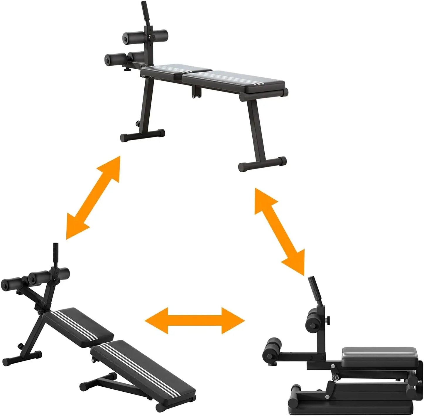 Sit Up Benches Abs Workout Equipment Foldable Hyperextension Roman Chair Abdominal Gym Equipment Utility Slant Board Exercise Be