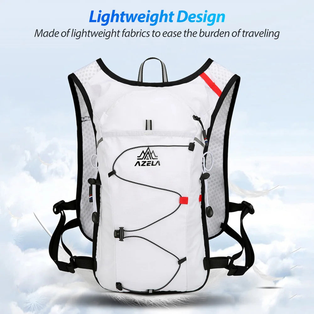 NEWBOLER Breathable Hydration Vest Trail Running Backpacks Lightweight Cycling Run Jogging Marathon Backpack Riding Climbing Bag