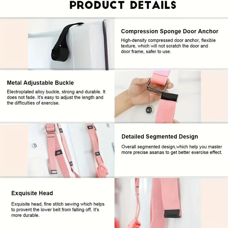 Open Shoulder And Beautiful Back Fitness Equipment Aerial Yoga Rope Lower Waist Device, One Aerial Yoga Rope For Flexibility