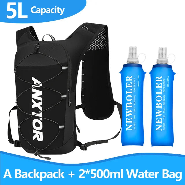 NEW Trail Running-ultra-light 5L Backpack, Running Hydration Vest, Marathon Can be used with 1.5L 500ML water bag.