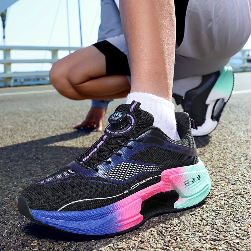 Sports shoes men's fashion versatile four season anti slip casual fashion breathable outdoor wear-resistant running sports shoes