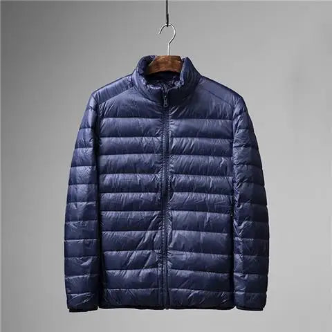 Portable Lightweight ort down Jaet for Men Autumn Winter Cotton Padded Stand Collar Warm Casual ly Friendly Outerwear