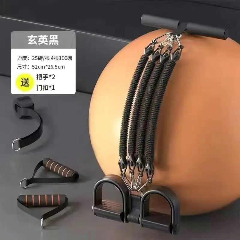 Pedal Tension Rope Back Abdominal Waist Strength Training Pull Rope Gym Equipment Hand expander