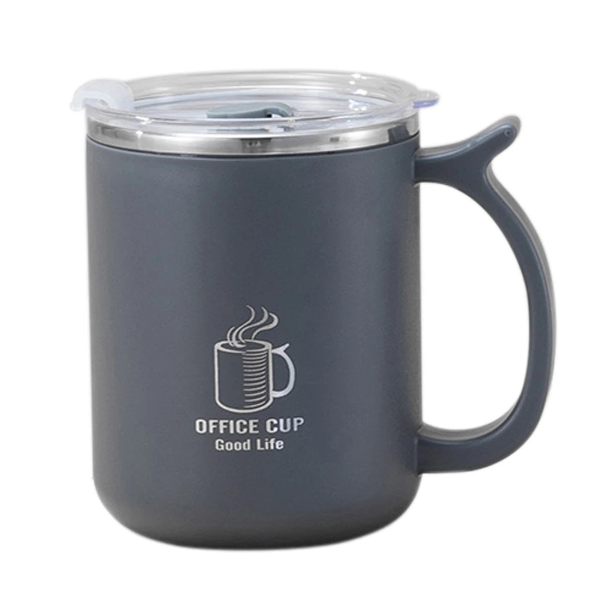 500ml Thermal Milk Coffee Cup With Handle 304 Stainless Steel Double-layer Insulated Mug Leak-proof Drinking Cup Drinkware