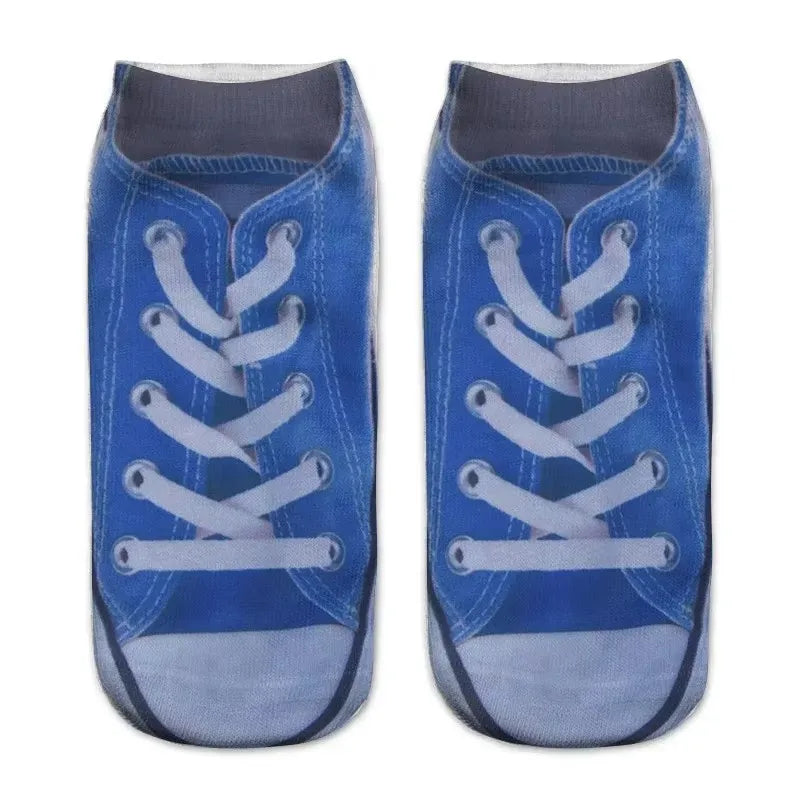 New Design Funny Fashion Harajuku Women Socks Novelty 3D Beer Pattern Socks Hiphop Solid Cotton Cool Ankle Short Socks