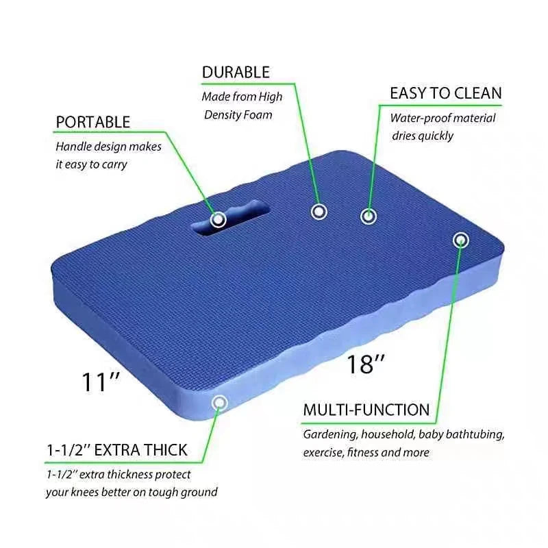 High Thick Pad Kneeling Mat Density Foam Cushion Waterproof Garden Kneeler Bath Floor Yoga Protection Garage Soft Sport Antiskid